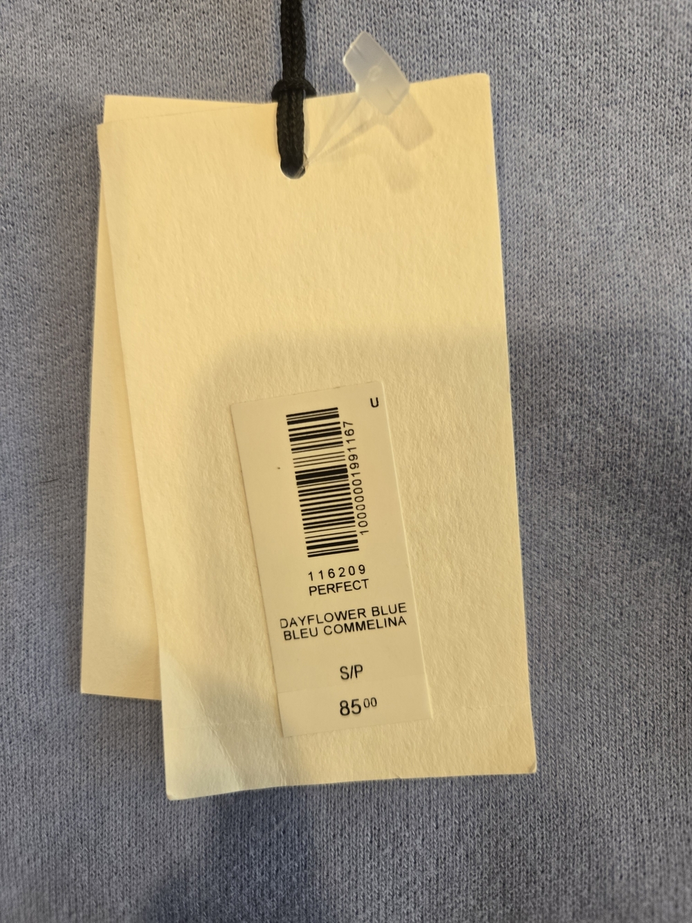 Aritzia Light Blue Hooded Pullover Sweatshirt - Picture 3 of 6